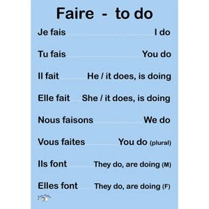 faire translation